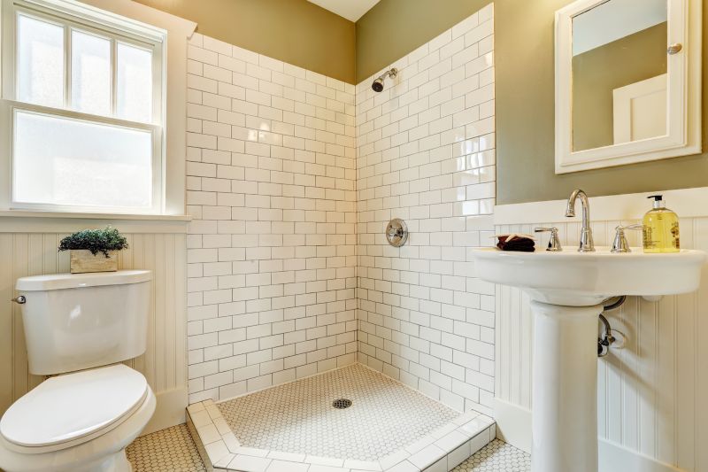 Corner Shower Space